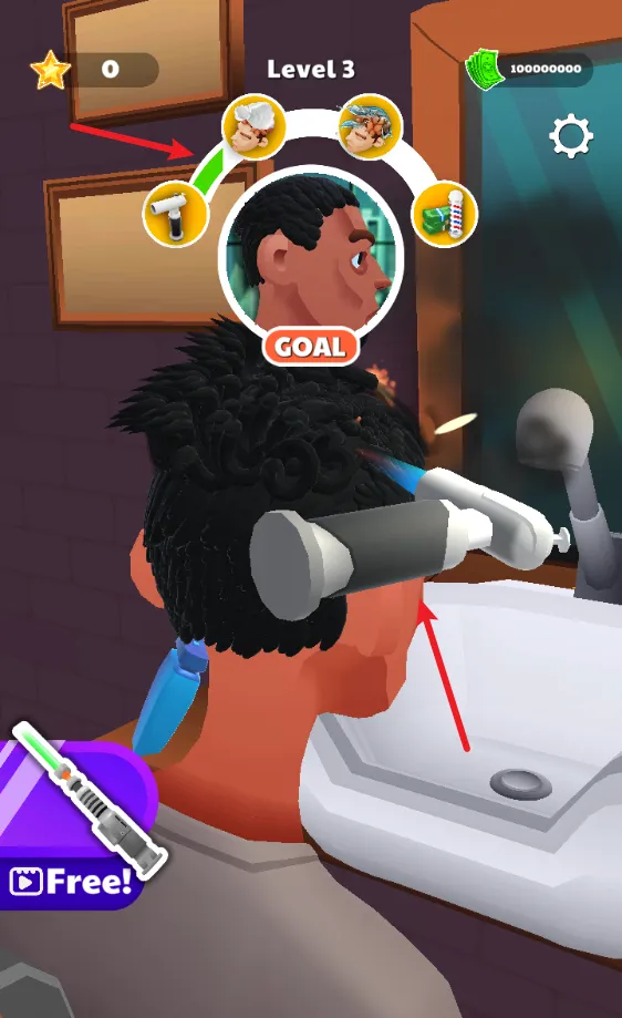 理发大师3d(理发模拟游) 理发大师3d(理发模拟游)