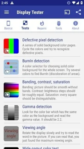 Display Tester2025���°汾v4.62 ��׿���ͼ