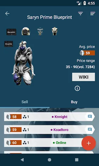 Warframe market(��Ϸ����ƽ̨)v1.9.3 �ֻ����ͼ
