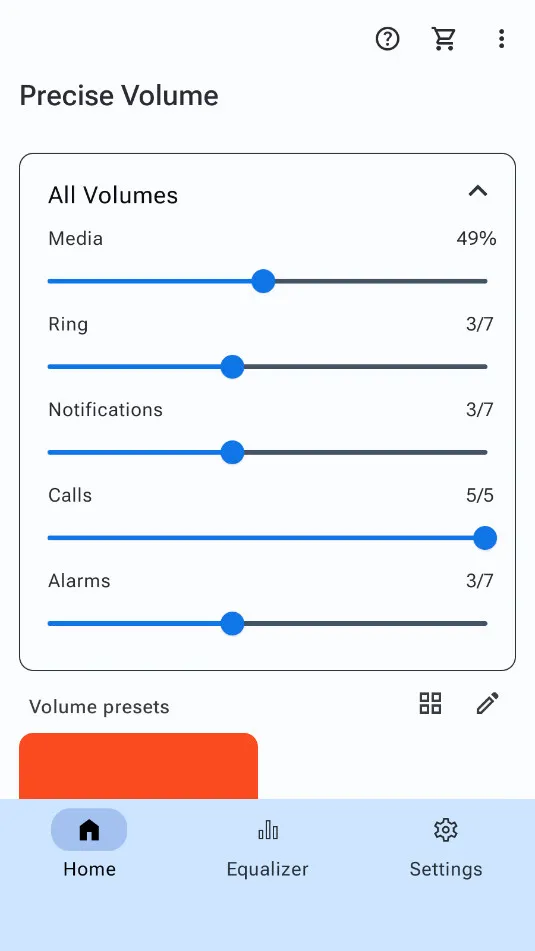precise volume�ƽ��v2.0.0 �ֻ����ͼ